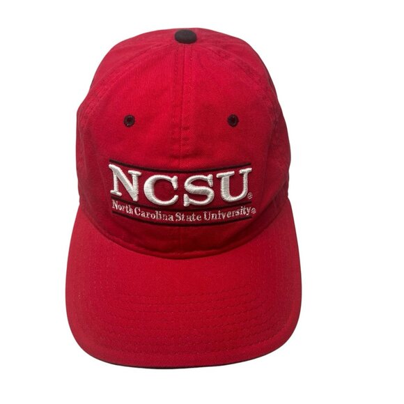 North Carolina State University Wolfpack NCSU The Game Split Bar Hat Cap Dad - Picture 2 of 9